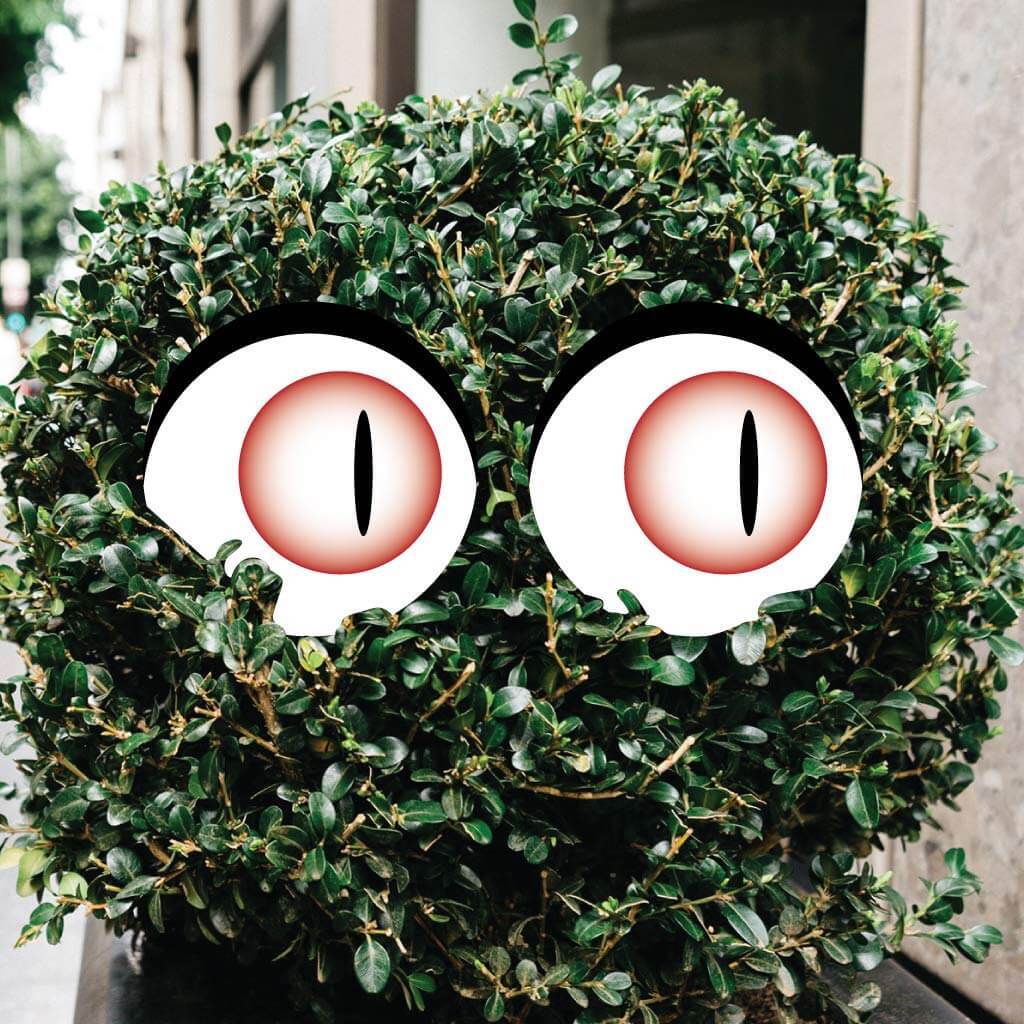 Scary Eyes Halloween Yard Decorations - 12 piece set - Image 6
