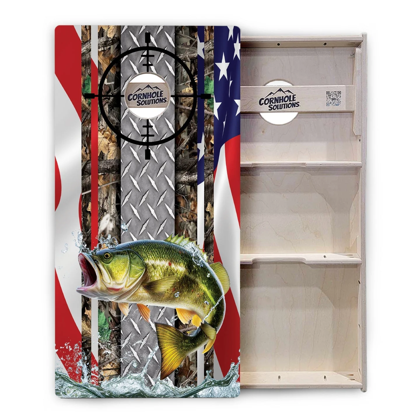 Scope Deer & Fish Cornhole Boards - Professional Tournament Series - Image 10