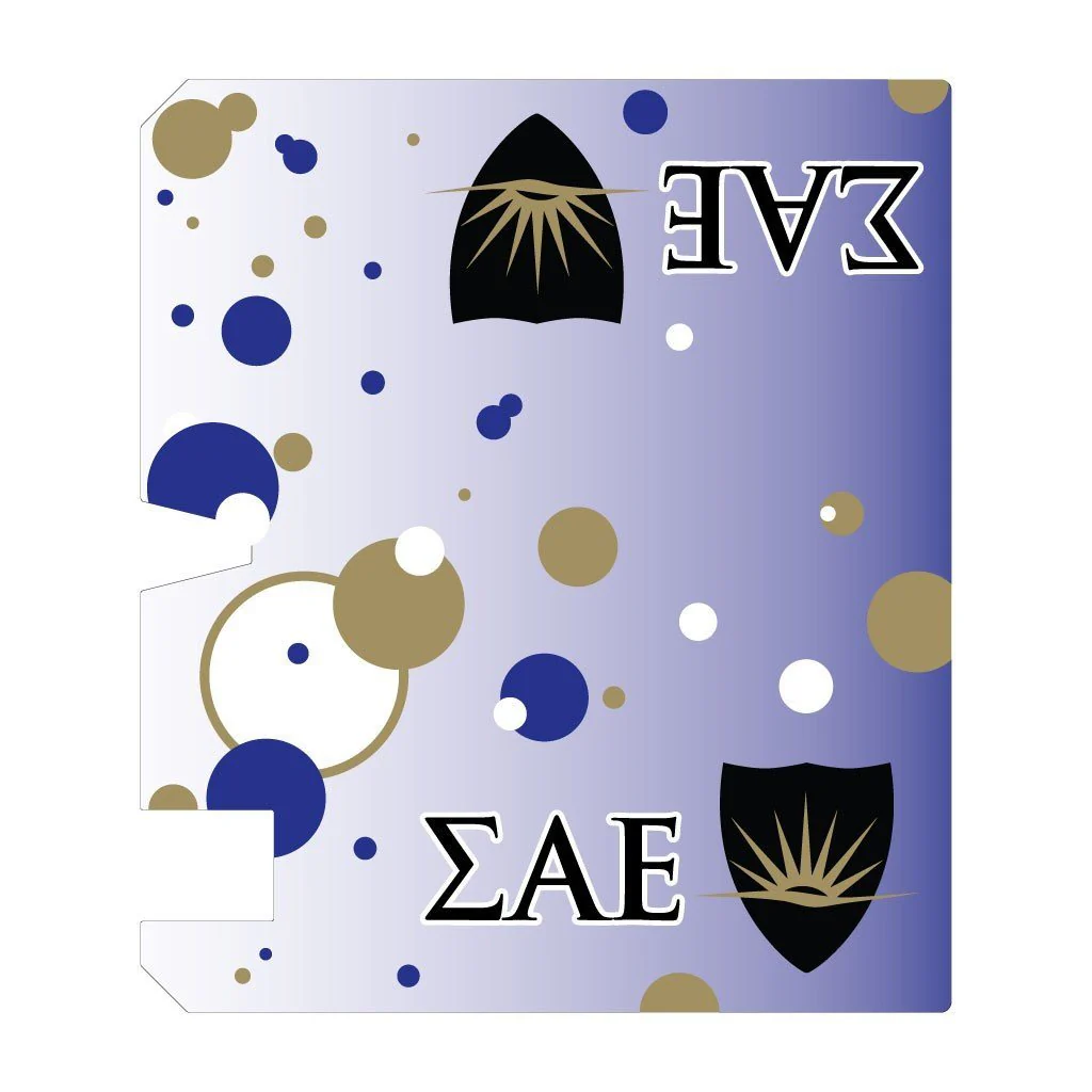 Sigma Alpha Epsilon Dotted Magnetic Mailbox Cover - Image 2