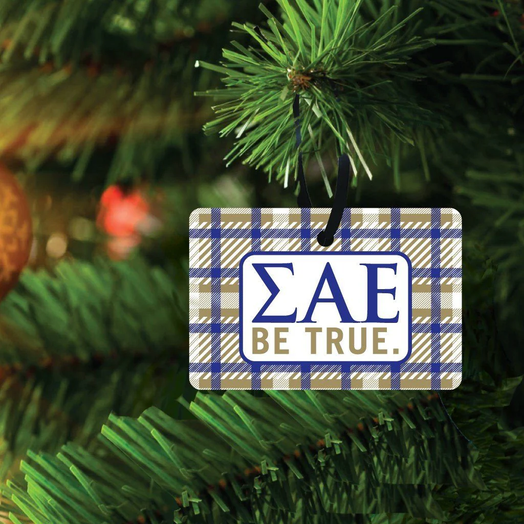 Sigma Alpha Epsilon Ornament Set of 3 Shapes - Image 4