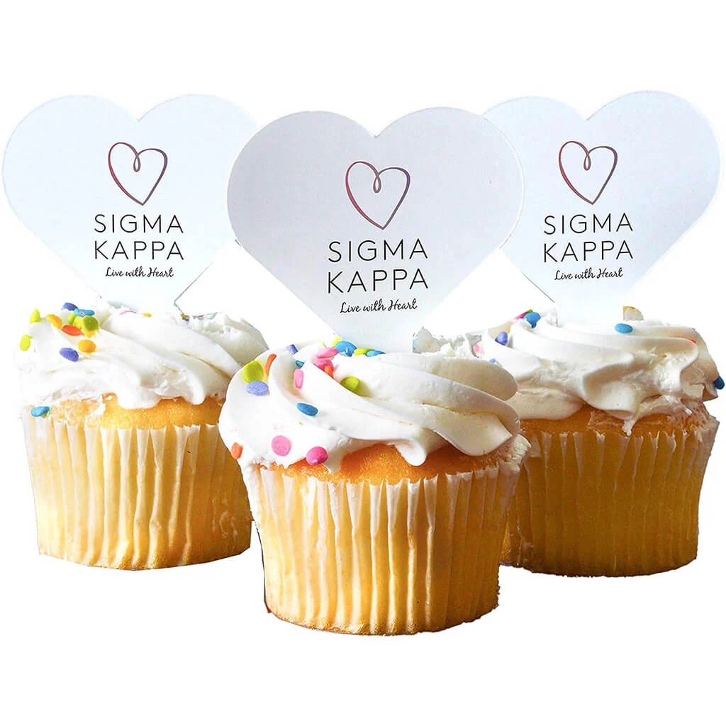 Sigma Kappa Cupcake Toppers - Officially Licensed - Image 9