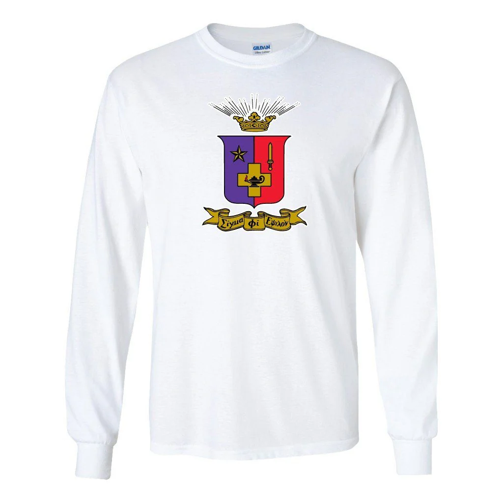 Sigma Phi Epsilon Long Sleeve T-shirt Coat of Arms