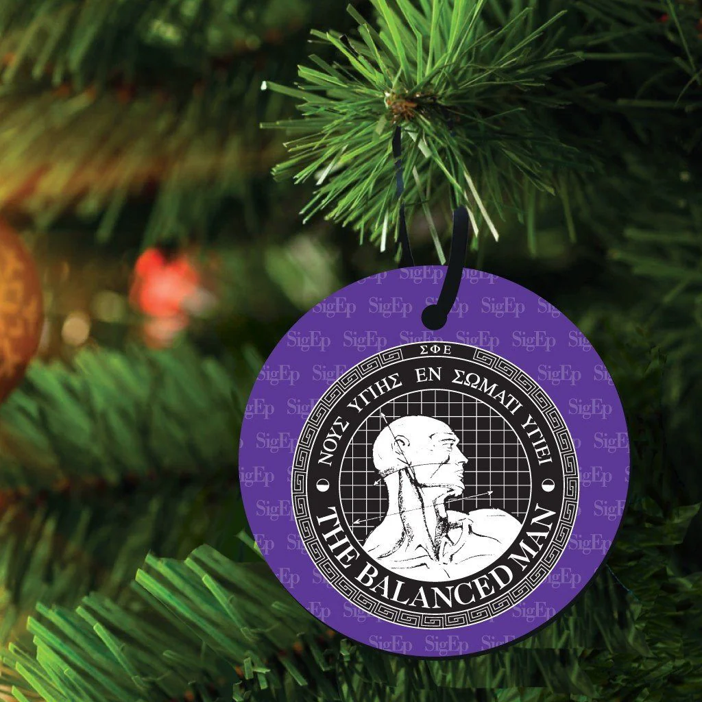 Sigma Phi Epsilon Ornament Set of 3 Shapes - Image 2