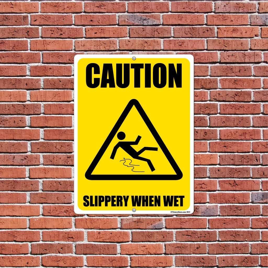 Slippery Floor Sign or Sticker - Image 9
