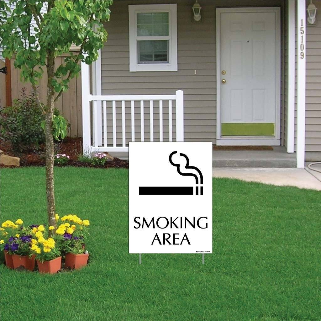 Smoking Area Sign or Sticker - #12 - Image 3