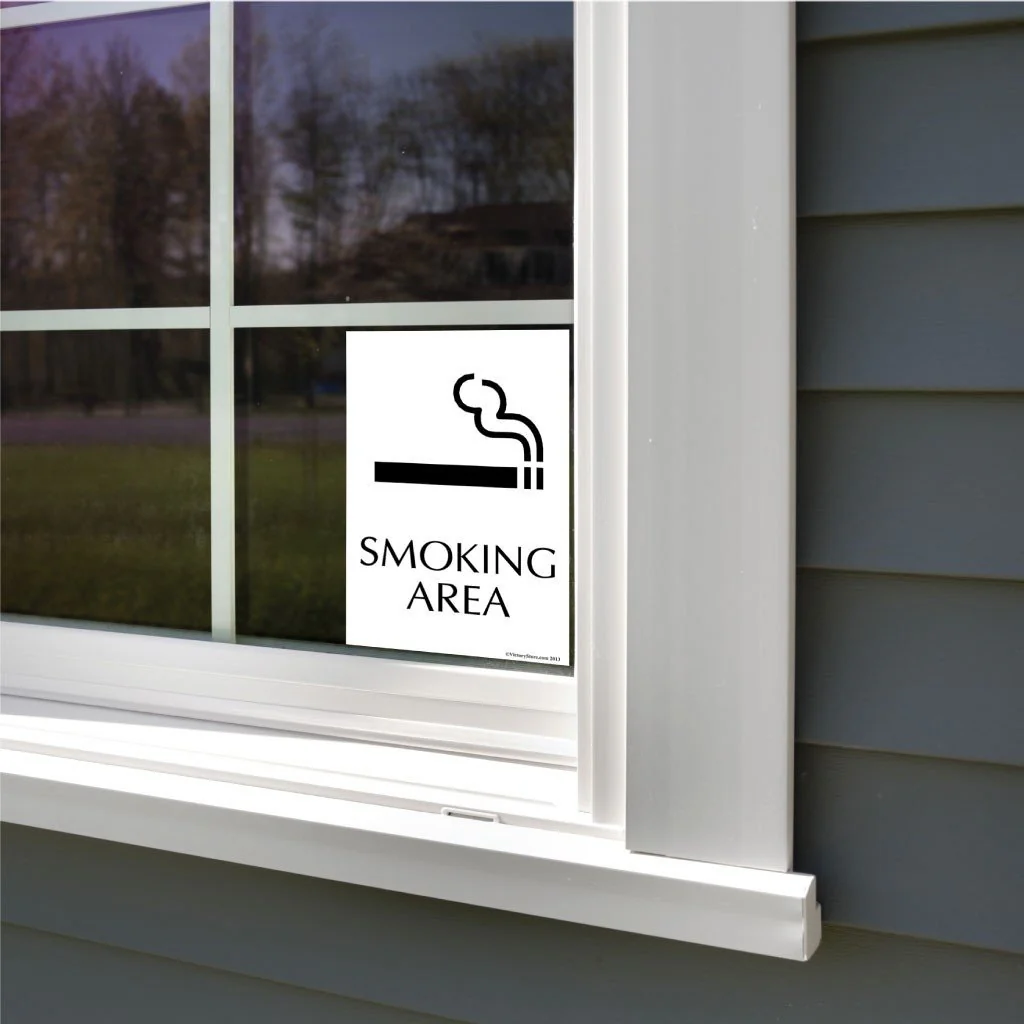 Smoking Area Sign or Sticker - #12 - Image 6