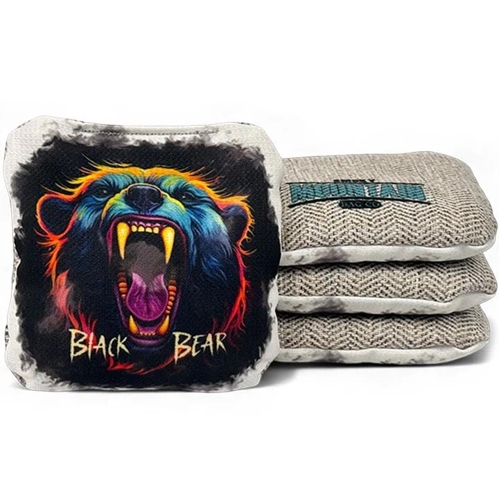 Smoky Mountain Bag Co – Professional Cornhole Bags (Set of 4) Black Bear - Image 6