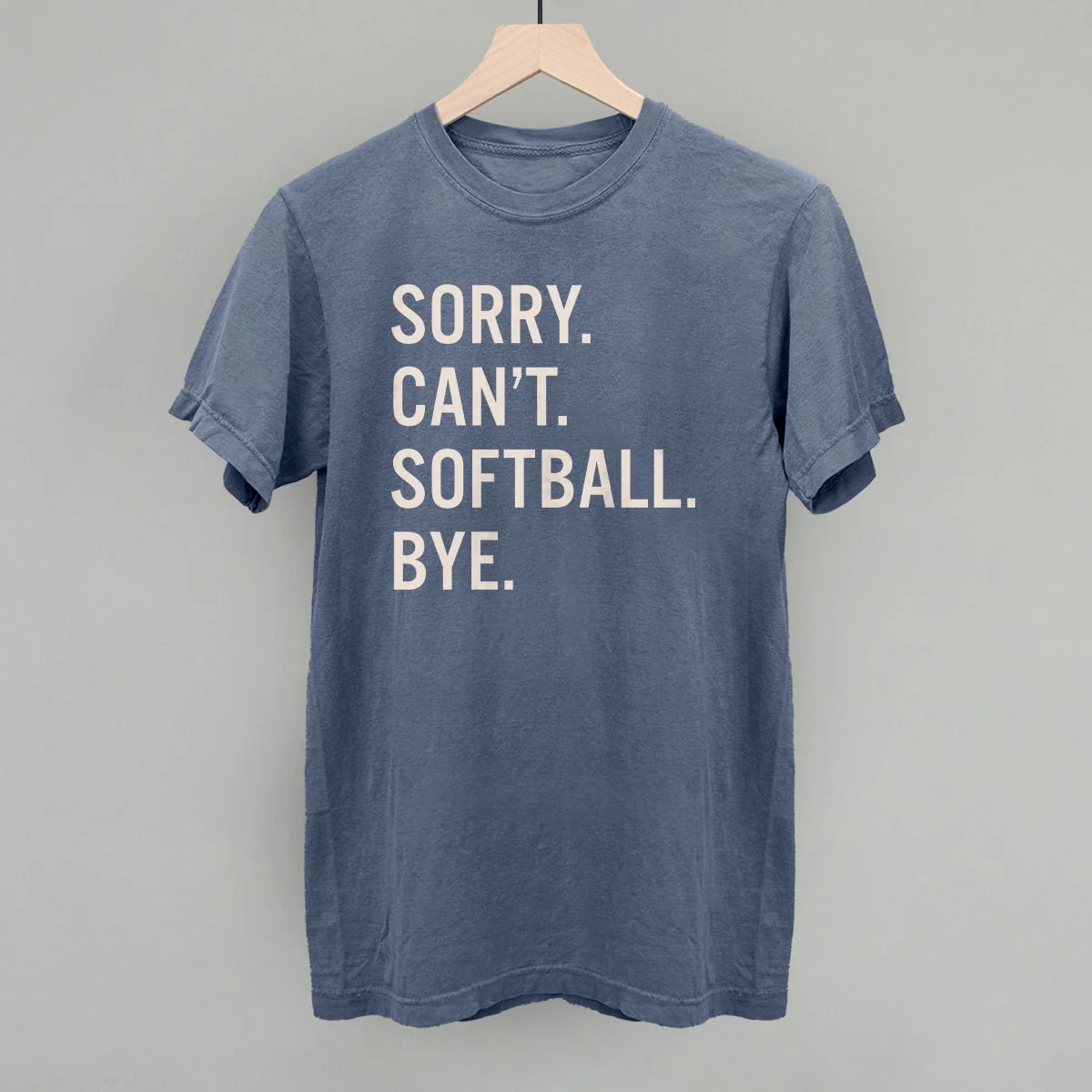 Sorry Can't Softball Bye T-shirt - Image 2