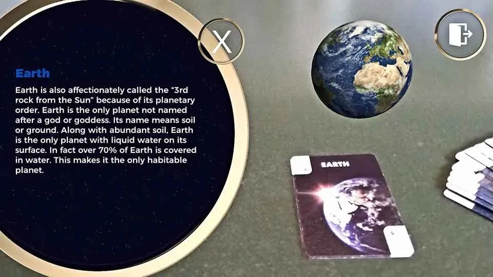 Space and Planets Augmented Reality Card Deck - Image 3