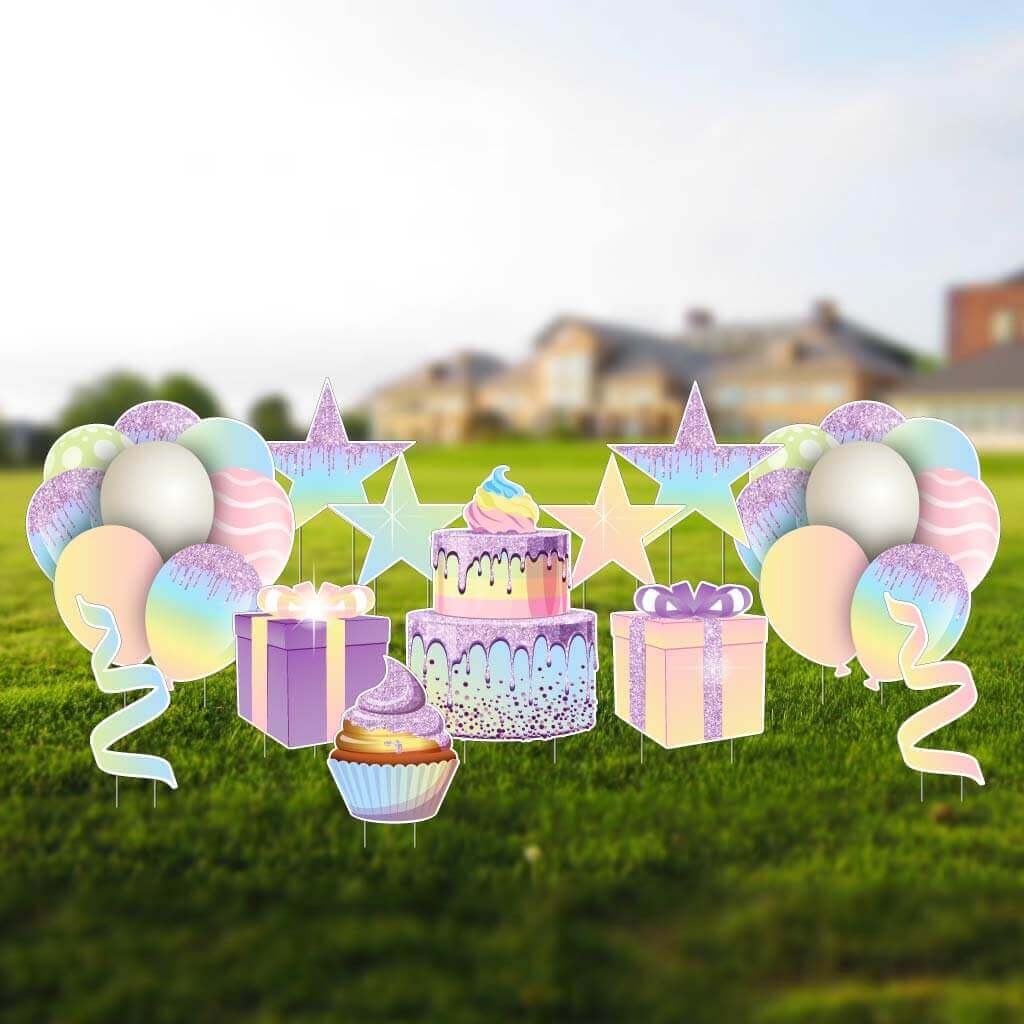Birthday Flair Yard Decoration Accessories - Image 23