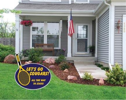 22x22" Stick with Oval Yard Sign - Image 4