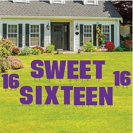 Sweet Sixteen Yard Letters - Image 5