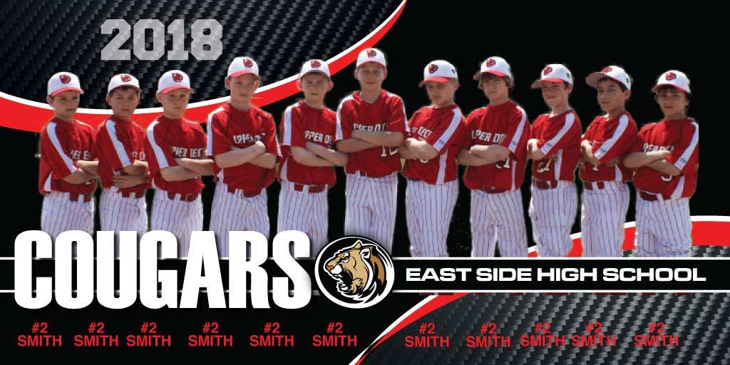 Custom Cutout Team Photo Banner - Image 3