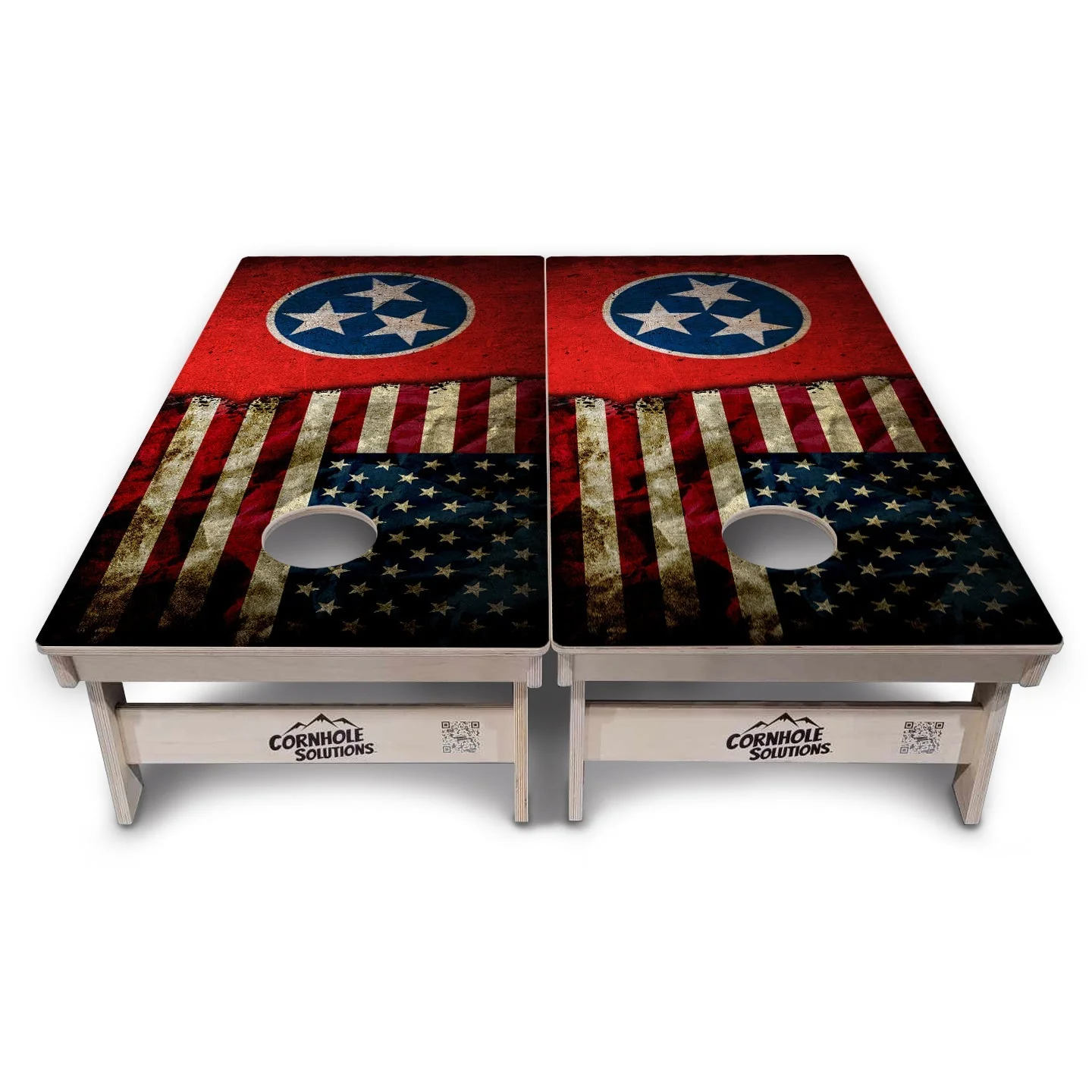 Tennessee USA Flag Cornhole Boards - Professional Tournament Series - Image 2