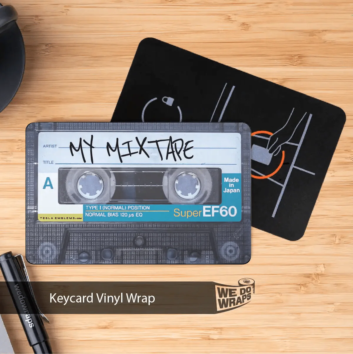 Tesla Mixtape Keycard Decal - Image 4