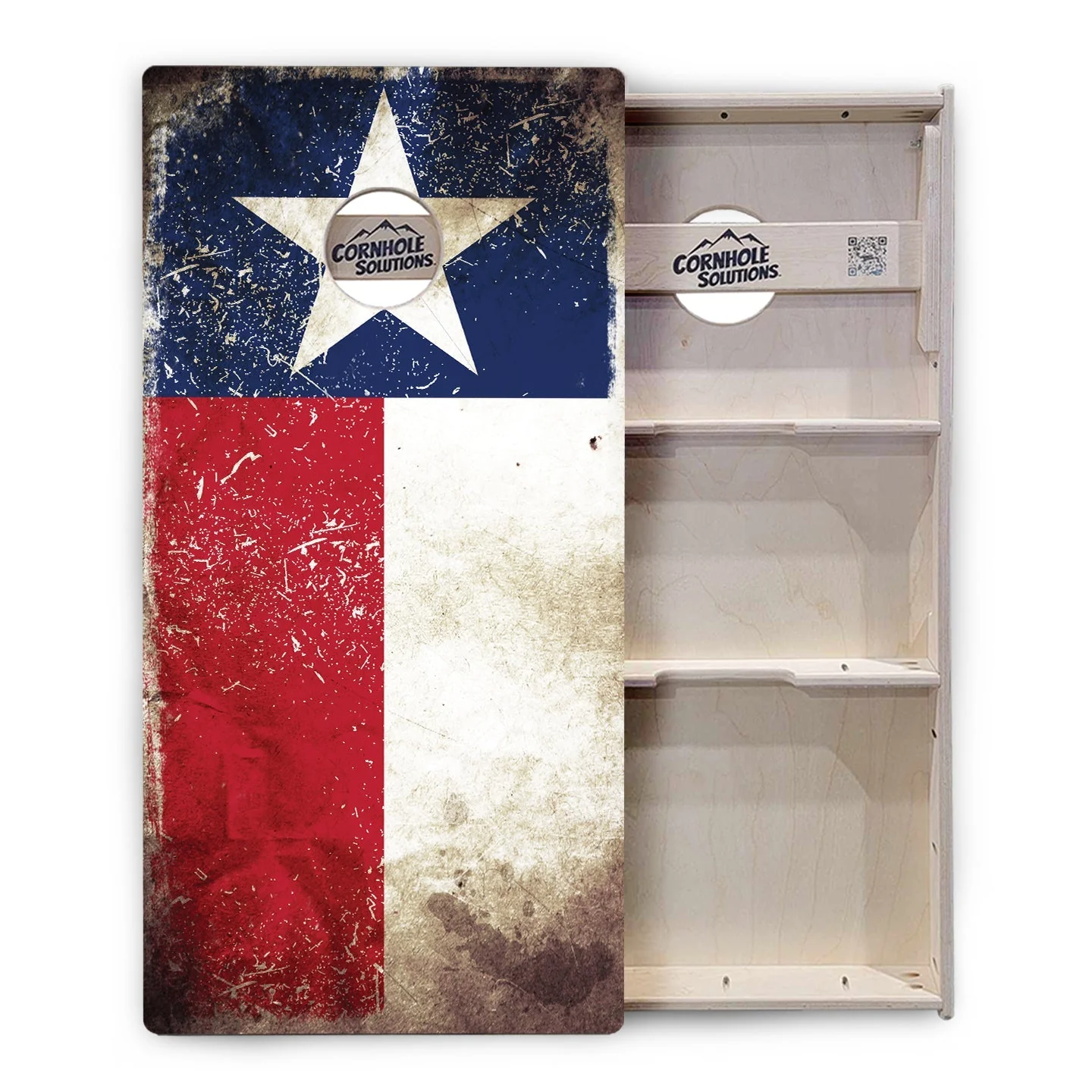 Texas Distressed Flag Cornhole Boards - Professional Tournament Series - Image 3