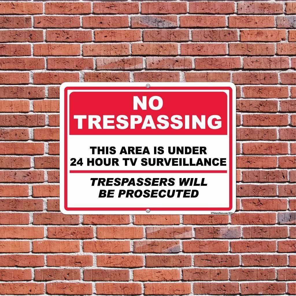 Protected By 24 Hour Video Surveillance Sign or Sticker - Image 8
