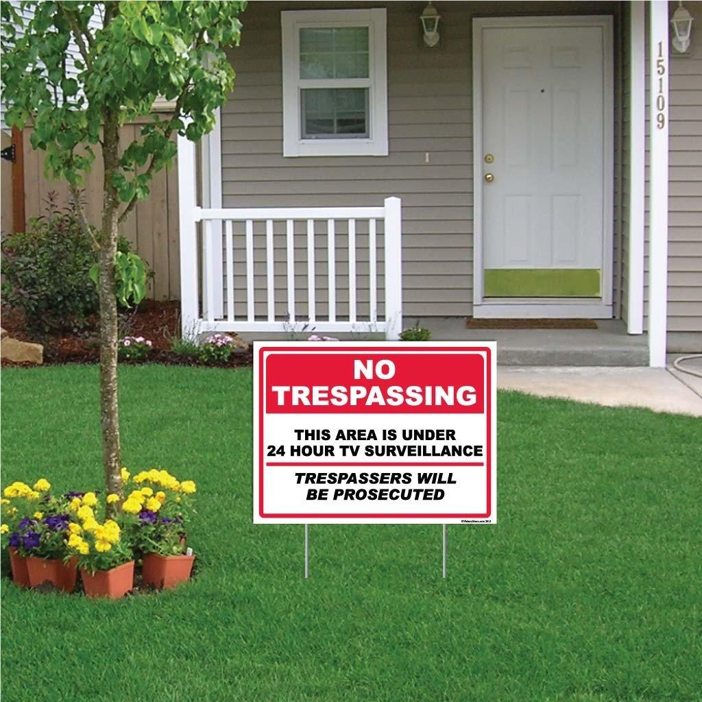 Protected By 24 Hour Video Surveillance Sign or Sticker - Image 9