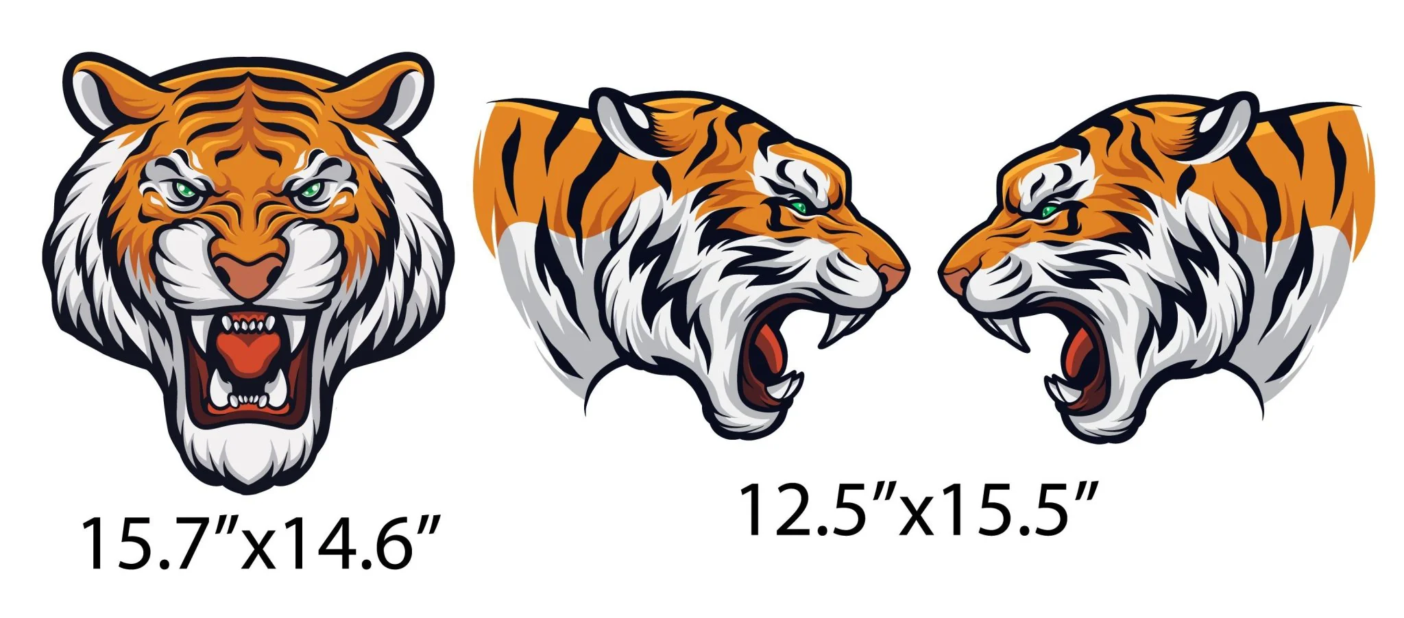 Tiger Mascot Yard Sign Accessory Set - Image 2