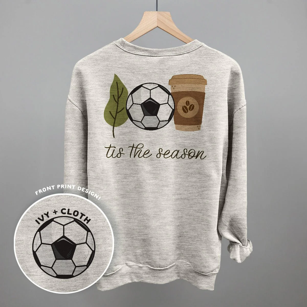 Tis The Season Soccer Doodle (Back Print) - Image 4