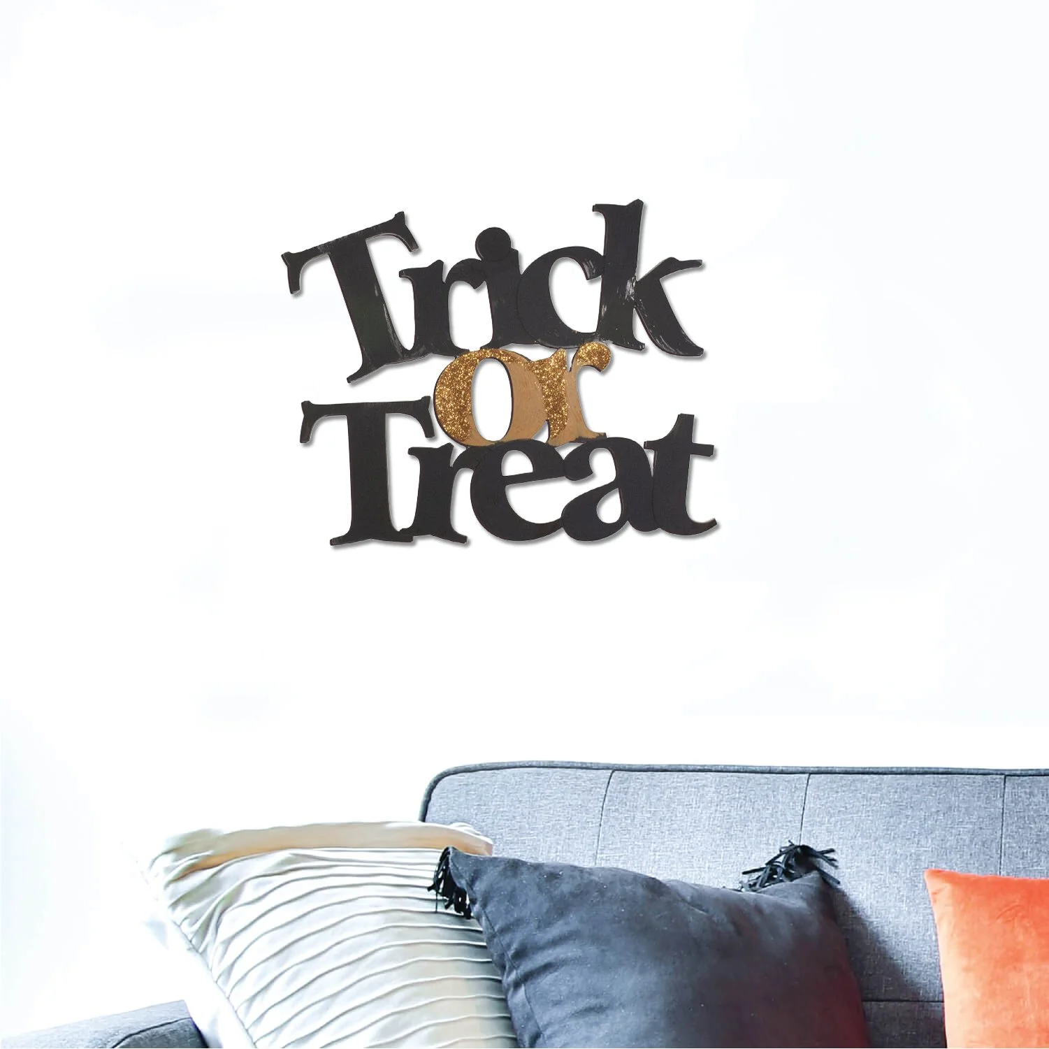 Hand Painted Trick or Treat Wall Decor
