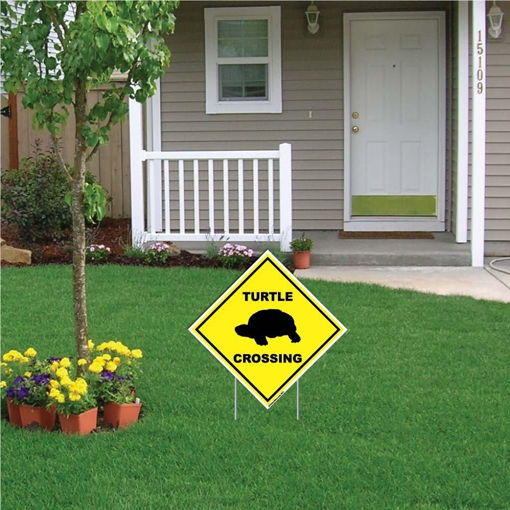 Turtle Crossing Sign or Sticker