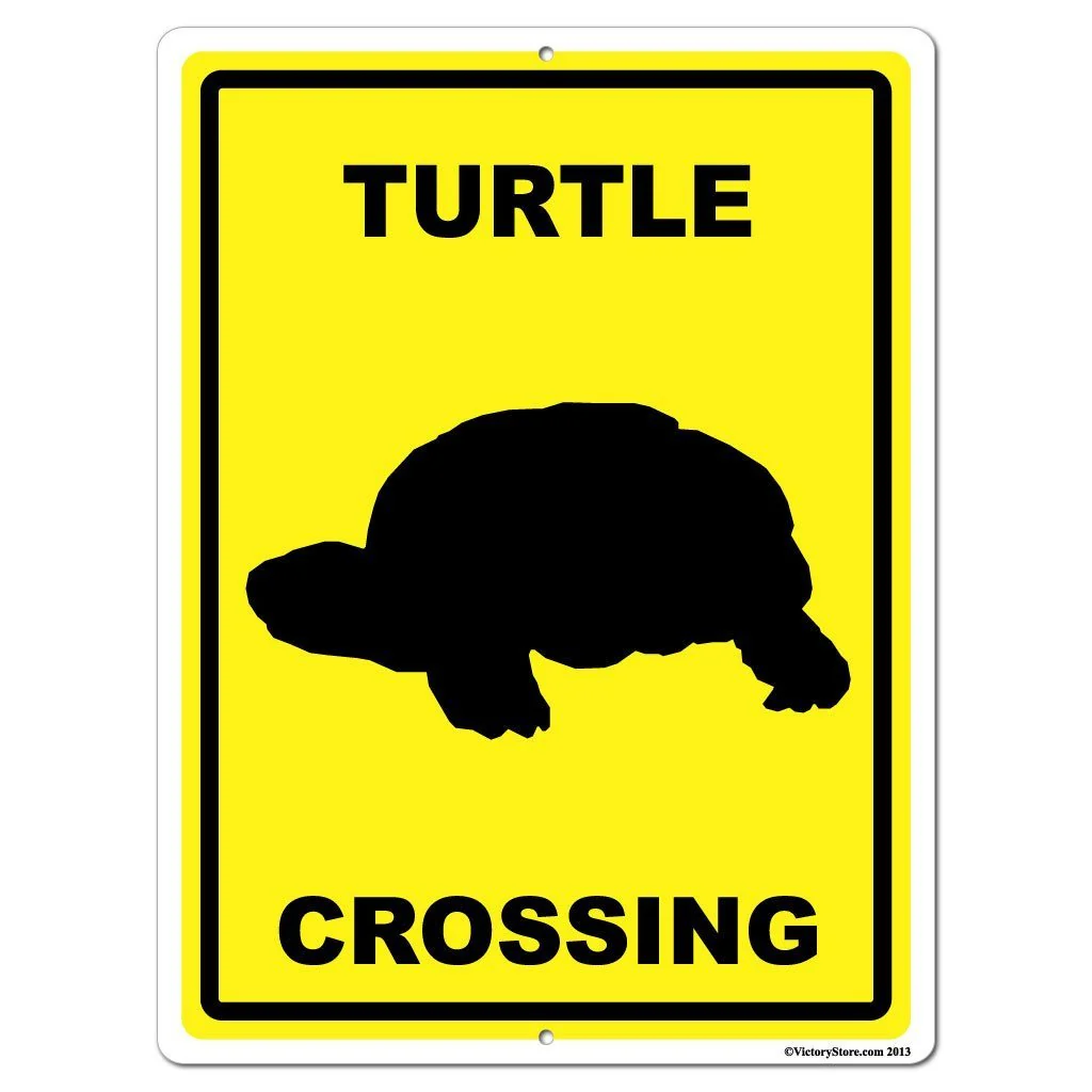 Turtle Crossing Sign or Sticker - Image 6