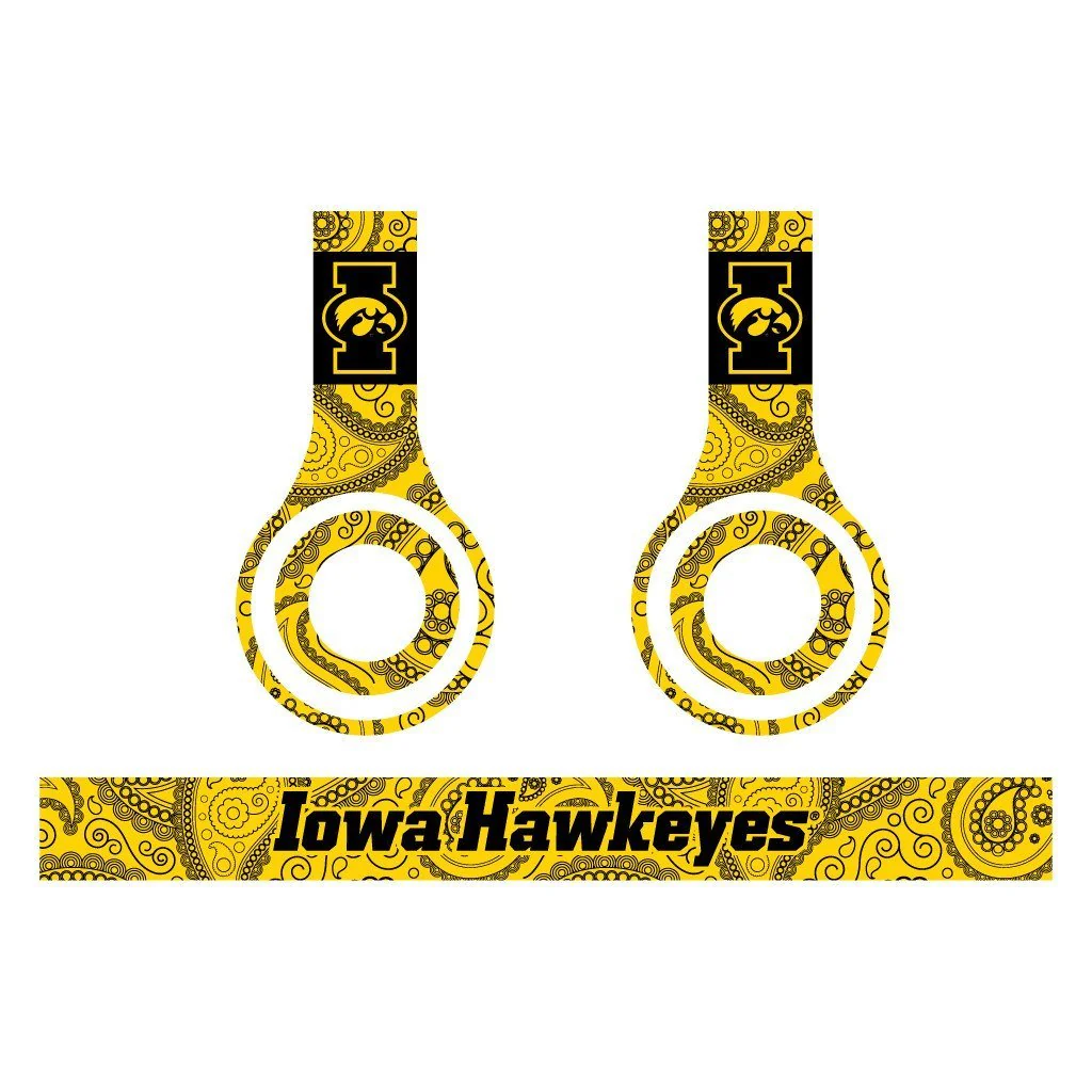 University of Iowa Set of 3 Patterns Skins for Beats Solo HD - Image 3