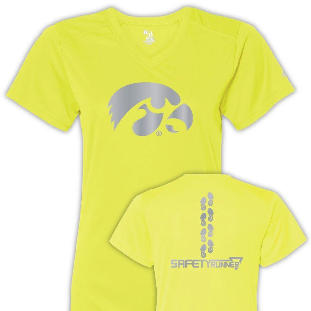 University of Iowa Tigerhawk Women's SafetyRunner Reflective Shirt