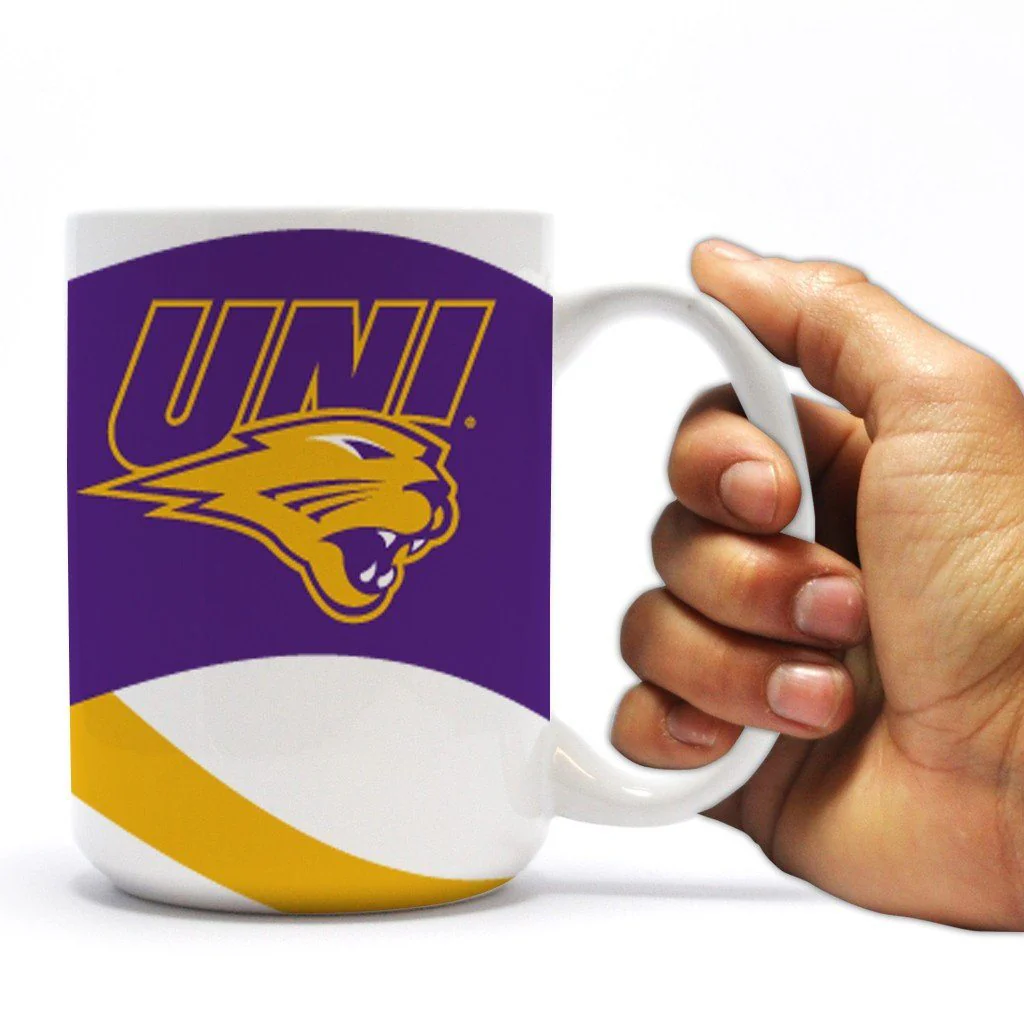 University of Northern Iowa 15oz Wave Coffee Mug - Image 2