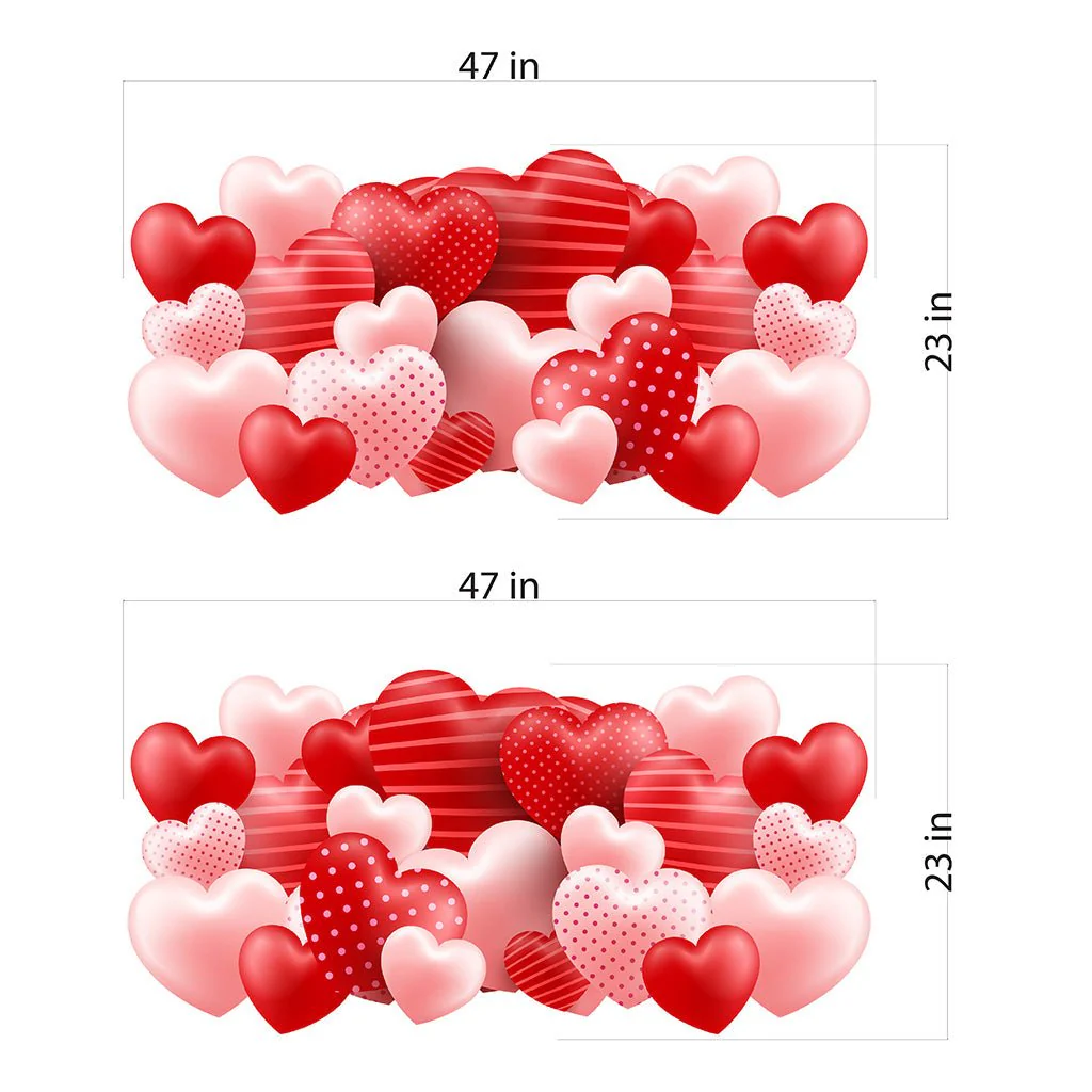 Valentines Yard Hearts EZ Filler | 47" | Set of 4 - Image 2