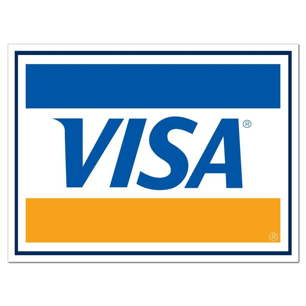 Visa Credit Card Sign or Sticker - #4 - Image 2