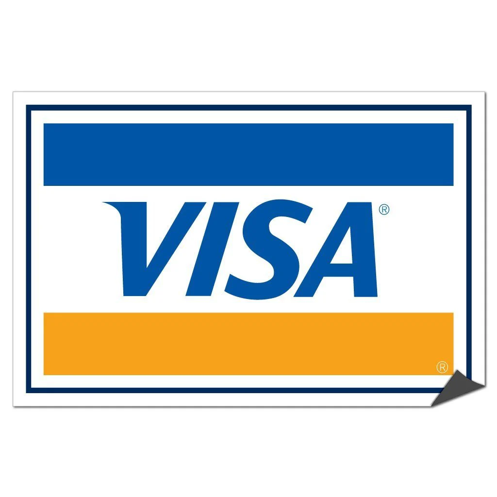 Visa Credit Card Sign or Sticker - #4 - Image 6