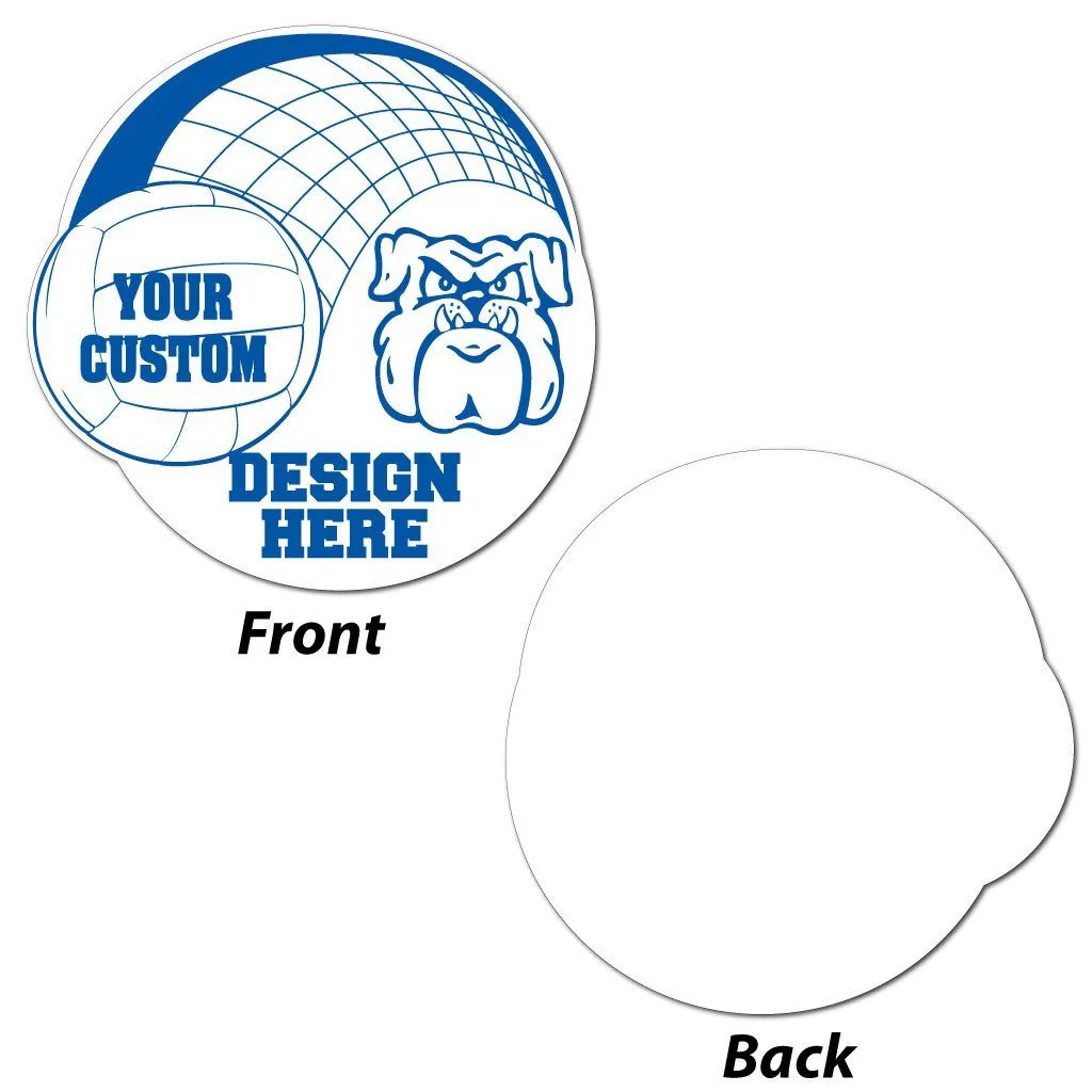 21" Volleyball Double Circle Yard Sign - Image 3