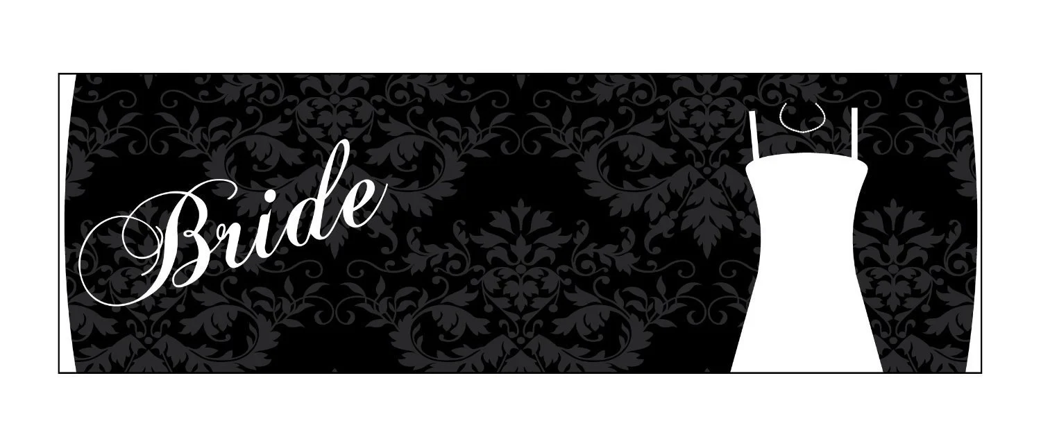 Bride Black and White Silhouette 15oz Coffee Mug - Image 4