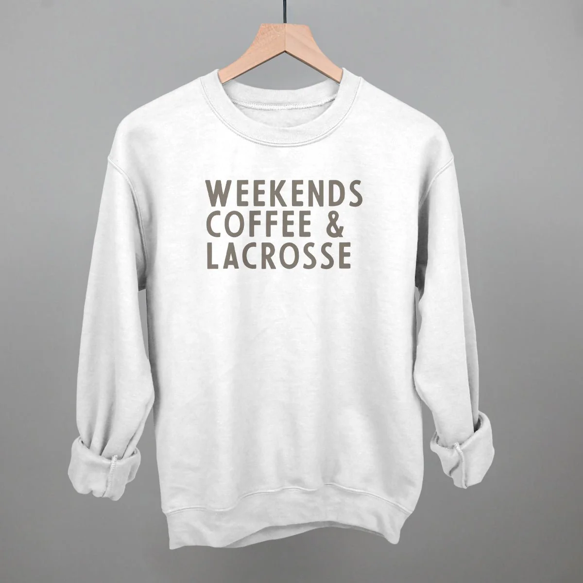 Weekends Coffee & Lacrosse T-shirt - Image 11