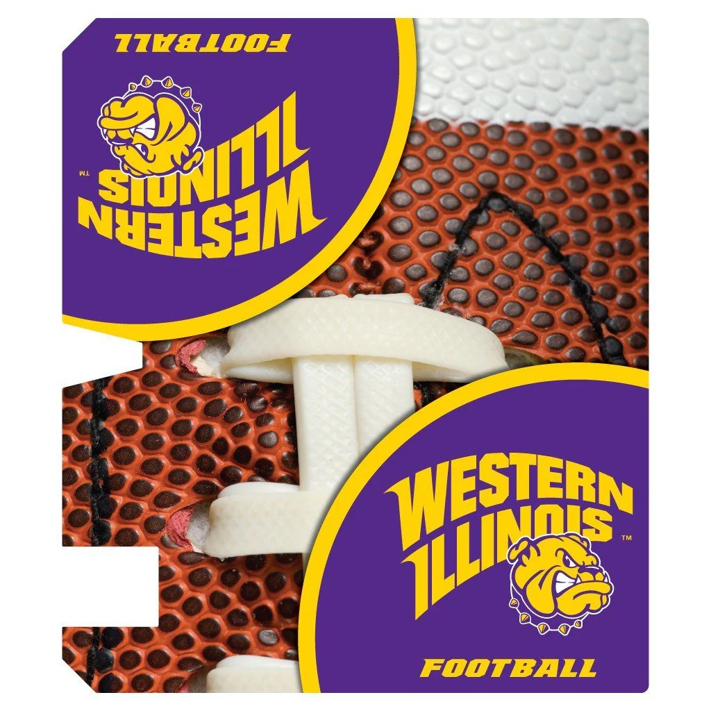 Western Illinois Football Magnetic Mailbox Cover - Image 2