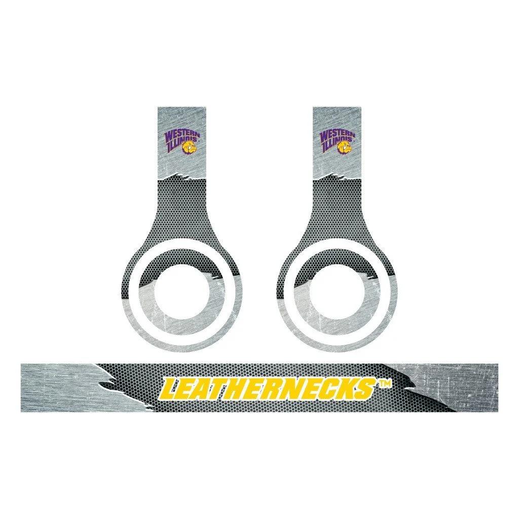 Western Illinois Metal Skins for Beats Solo HD Headphones | Set of 3 - Image 2