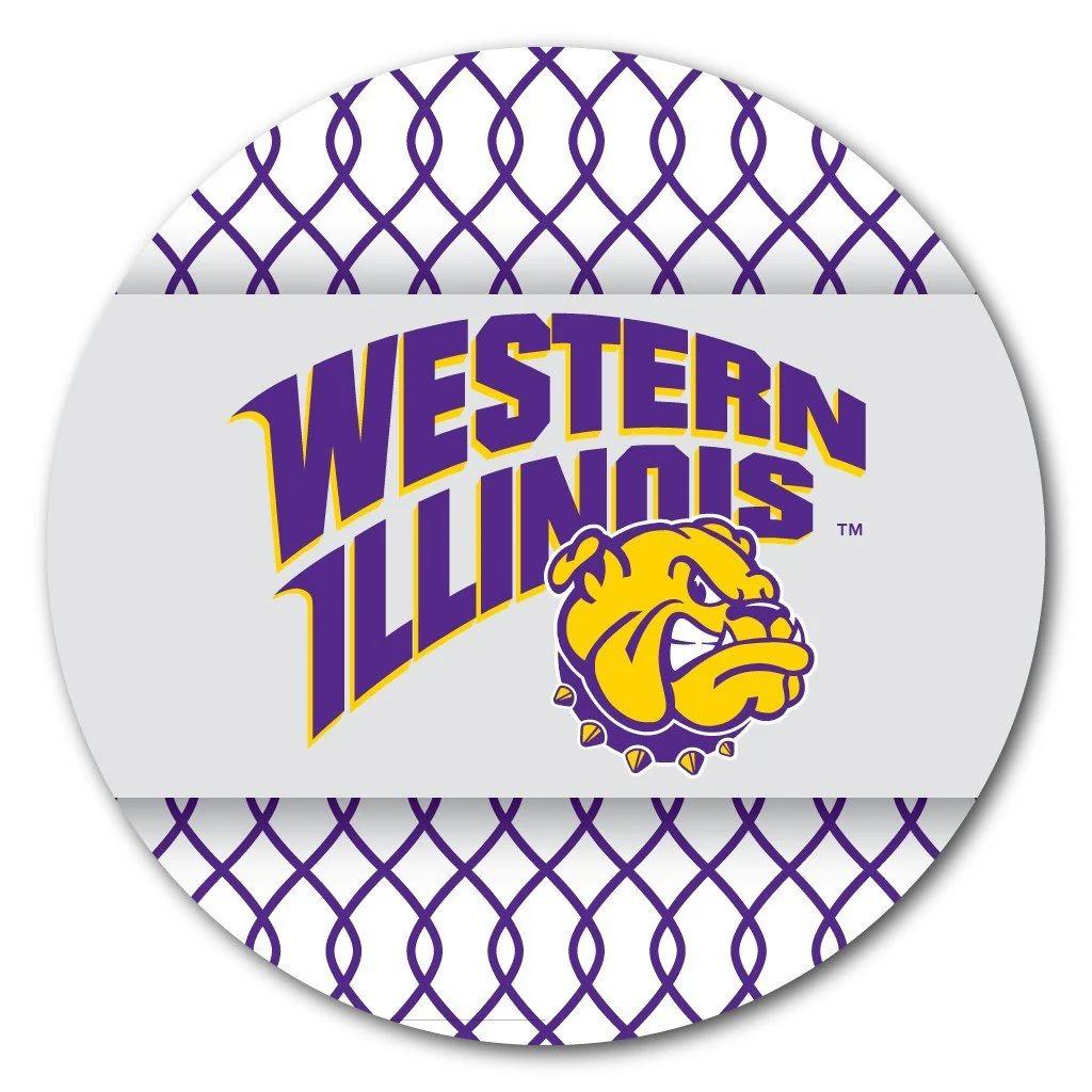 Western Illinois University Patterned Coaster Set of 4 - Image 5