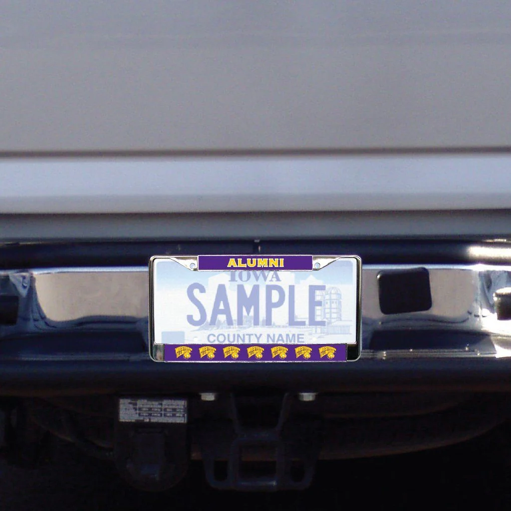 Western Illinois University Alumni License Plate Frame - Image 2