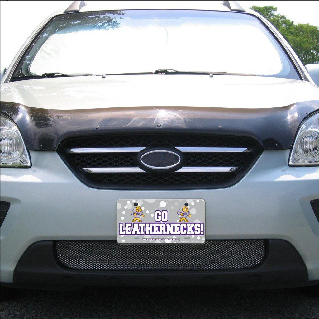 Western Illinois University Go Leathernecks! License Plate - Image 2