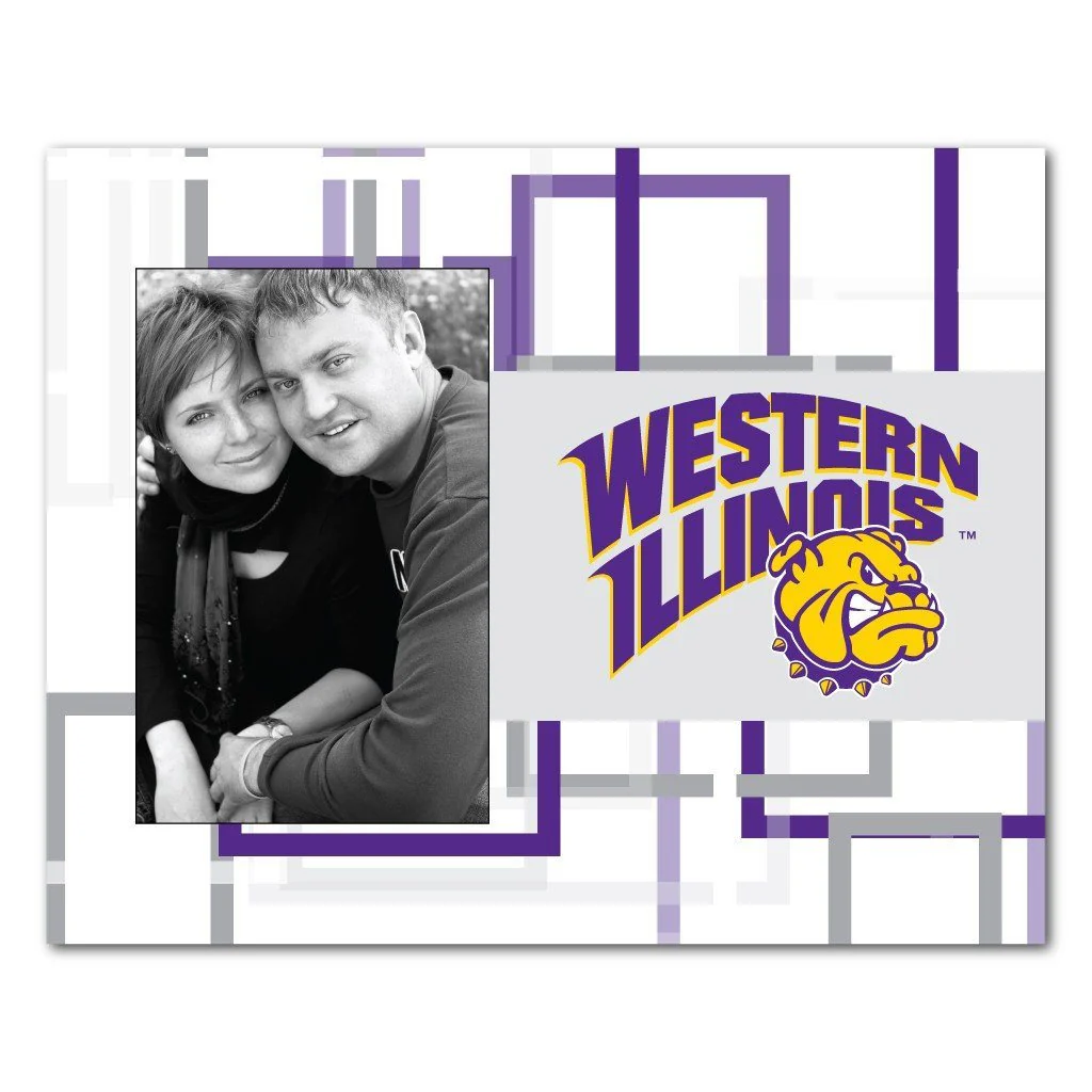 Western Illinois University Squared Picture Frame