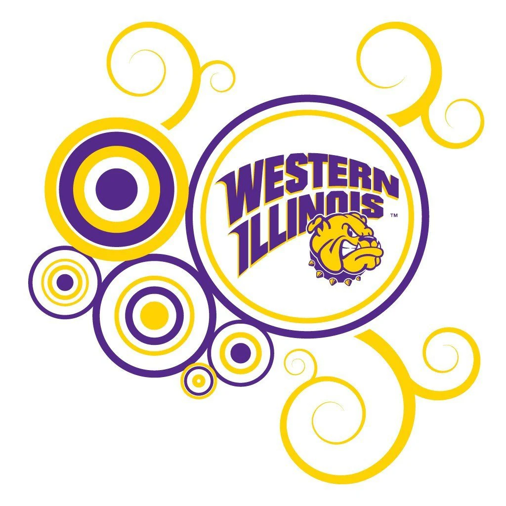 Western Illinois University Swirl Rally Towel Set of 3 - Image 2