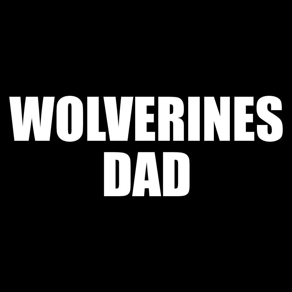 Wolverines Dad Black Folding Camping Chair - Image 2