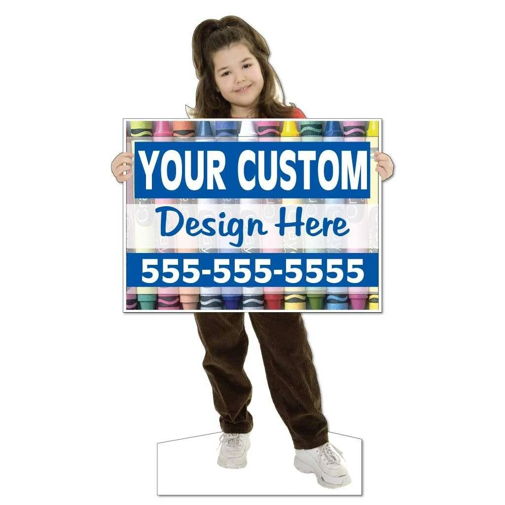 Life Size Stand Up Cutout | Young Girl - Image 2