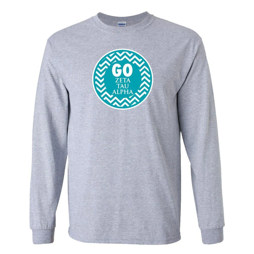 Go Zeta Tau Alpha Long Sleeve T-shirt - Image 2