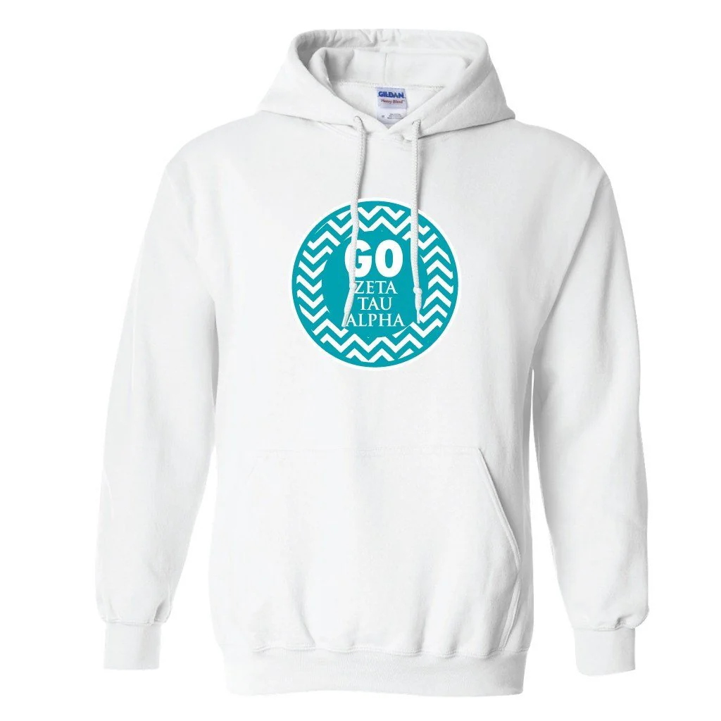 Go Zeta Tau Alpha Hooded Sweatshirt
