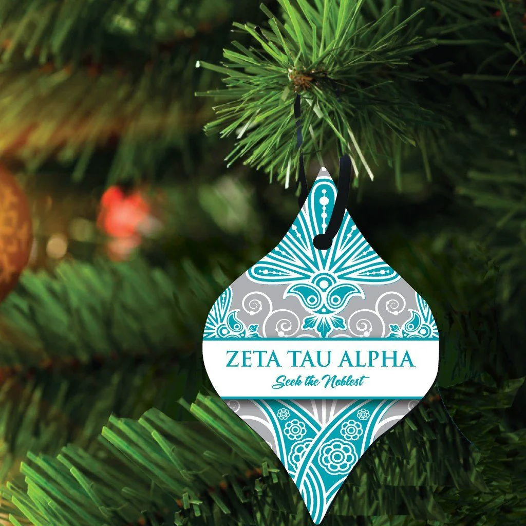 Zeta Tau Alpha Ornament Set of 3 Shapes - Image 4